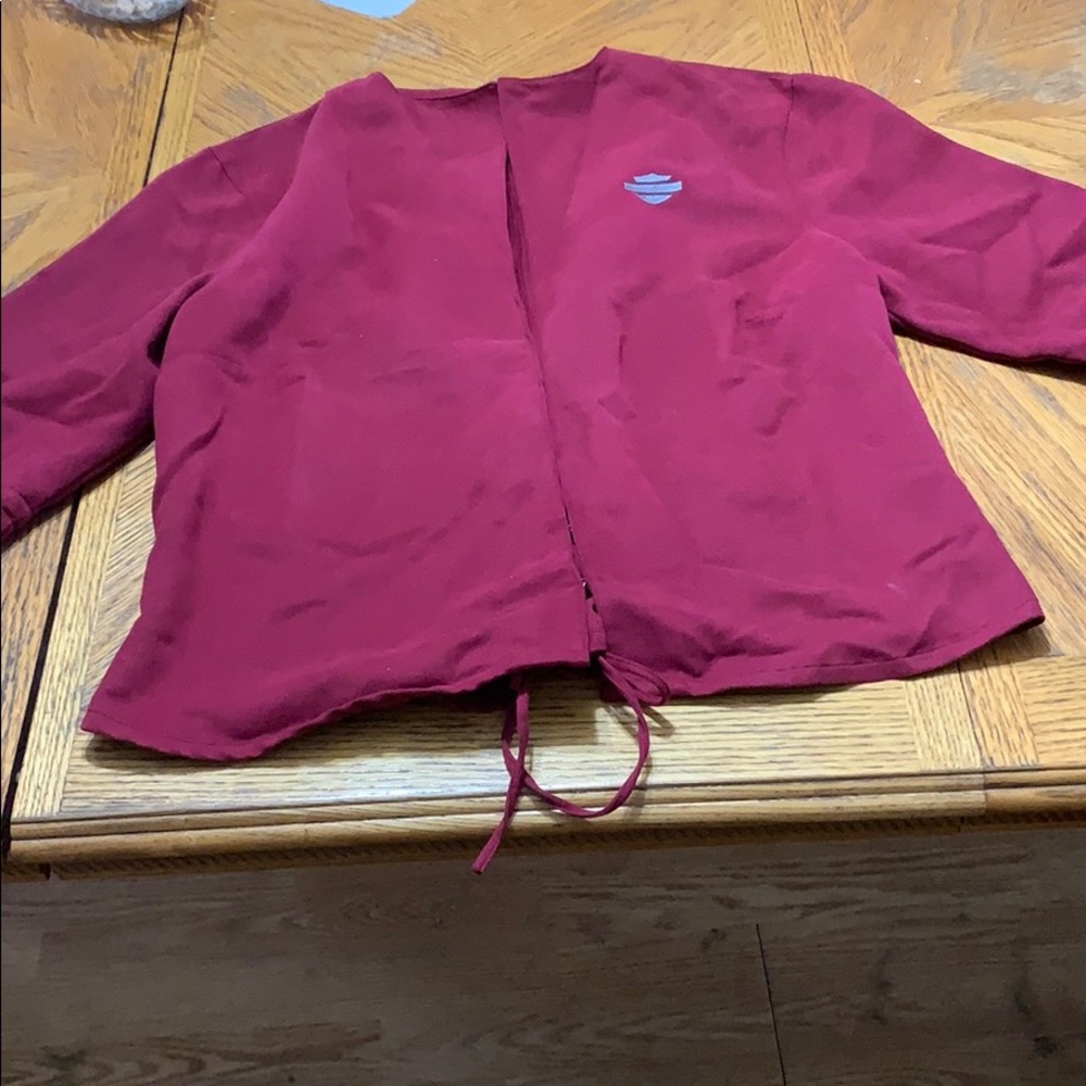 Harley Davison large blouse button up